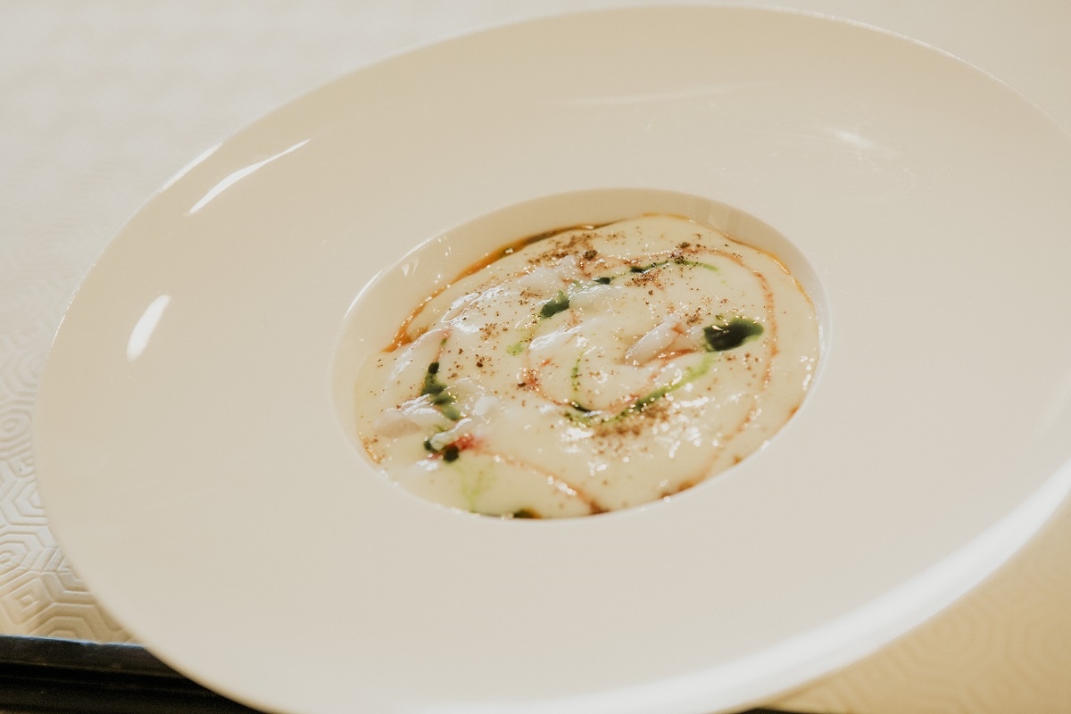 Tubettino Benedetto Cavalieri crema ceci neri e scampi