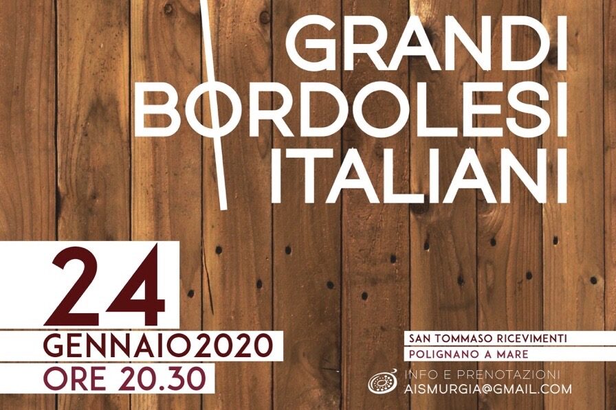 AIS Murgia presenta i grandi bordolesi italiani